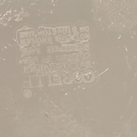 Corelle Soup Cereal Bowls beige bowl dusty blue stripe 6.25” set of 2 Corning - Picture 10 of 13